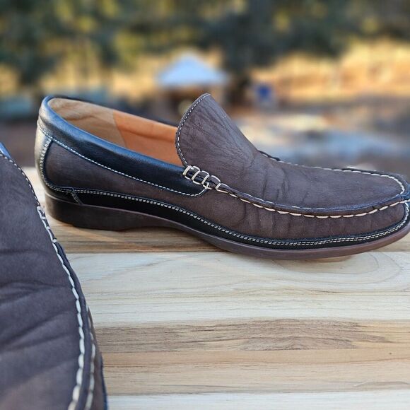 MEPHISTO Mens Baduard Cool Air Brown Slip On Casual Loafers Size 8 - Picture 4 of 9